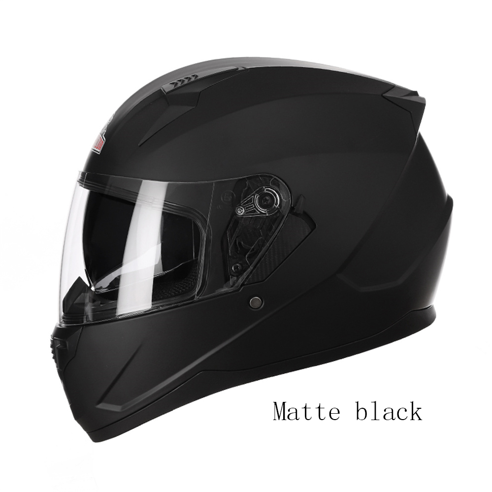 Full Face Motorcycle Helmet With Bluetooth - 男性と女性のためのフルフェイスのオートバイのヘルメット,ダブルレンズ,ドット付き,承認済み,プロの安全保護,4シーズン