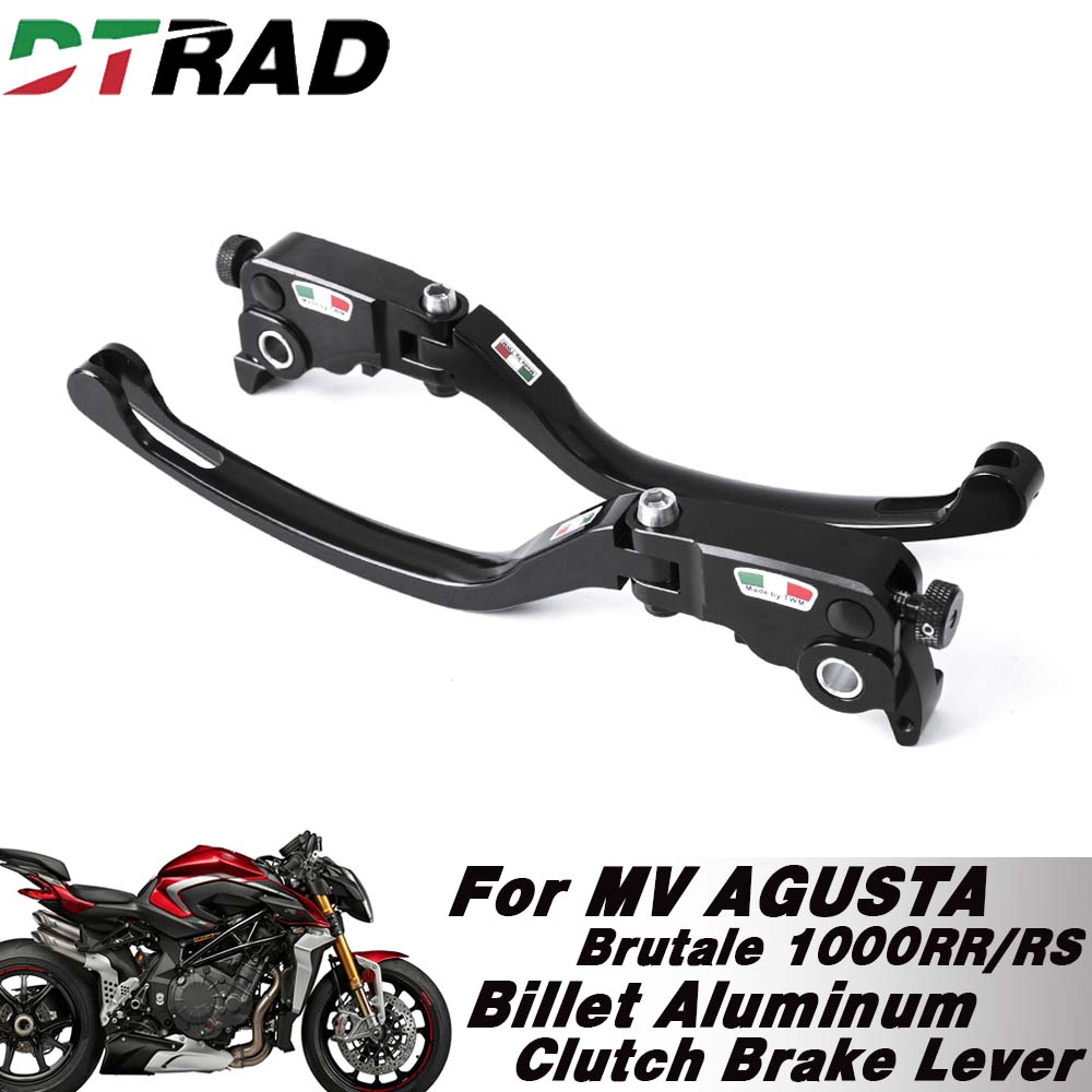 Cnc Aluminum Adjustable Brake Clutch Levers - RUSH 1000 調整可能ブレーキクラッチレバー MV AGUSTA Brutale