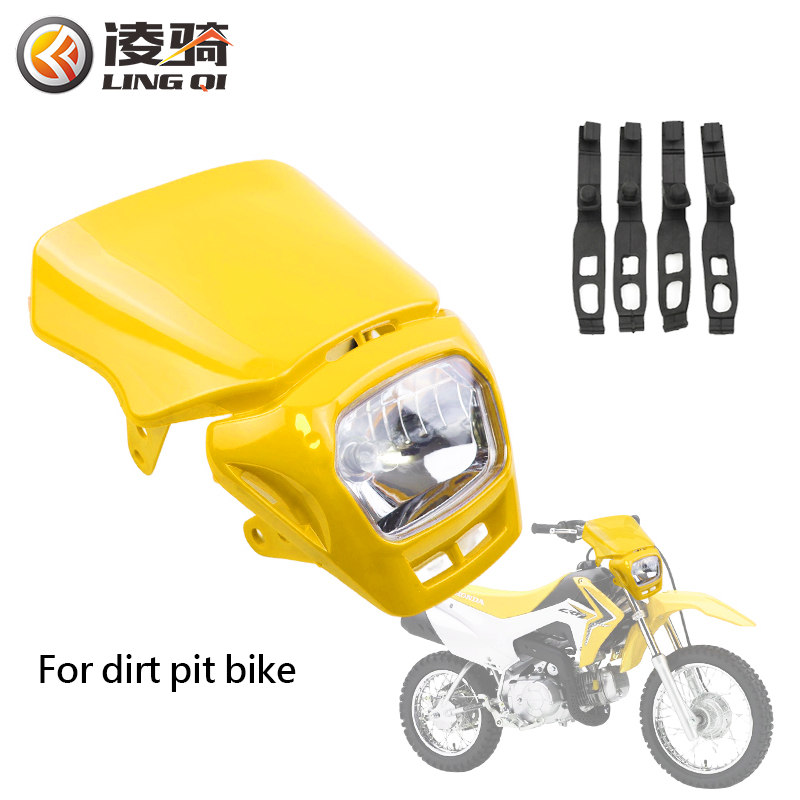 Universal Motorcycle Led Headlight Projector - LINGQI 12V 35W LEDヘッドライト PPプラスチック製 ユニバーサルオートバイヘッドランプライト