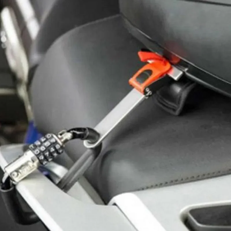 盗難防止機能付きバイク用ヘルメットロック、ワンタッチで着脱可 - Quick Release Buckle Motorcycle Helmet のレビューと価格