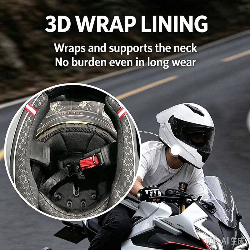 デュアルバイザー、大型リアスポイラー、カスコ・モト・レーシン - Dual Visor Motorcycle Racing Helmet のレビューと価格