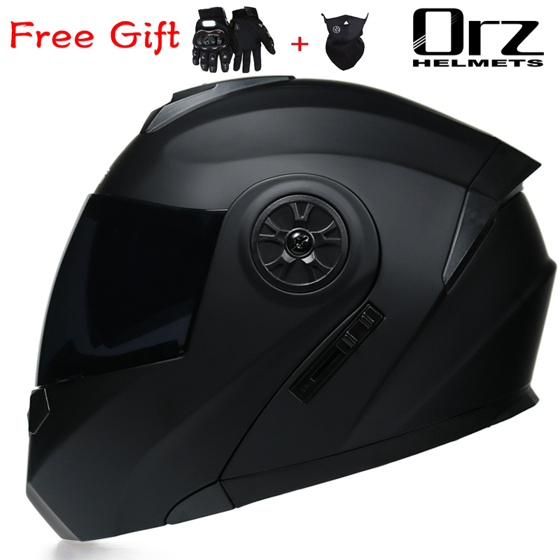 ORZ-161 最新DOT規格適合安全モジュラーフリップアッ - Full Face Motorcycle Helmet With Bluetooth のレビューと価格