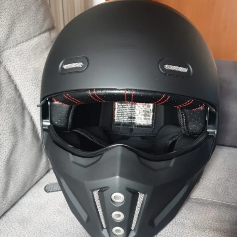 2026年新型スコーピオン・カスコ レトロバイクヘルメット  - Full Face Motorcycle Helmet With Bluetooth のレビューと価格